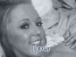 Licked